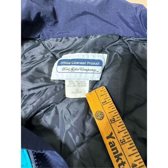 Vintage RARE FORD RACING Official Sportswear Jacket Retro USA Embroidered XL - Picture 4 of 6